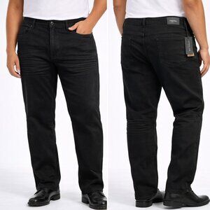 Kenneth Cole New York Men's Tapered Fit Black Jeans - Size 44x32 - NWT $79